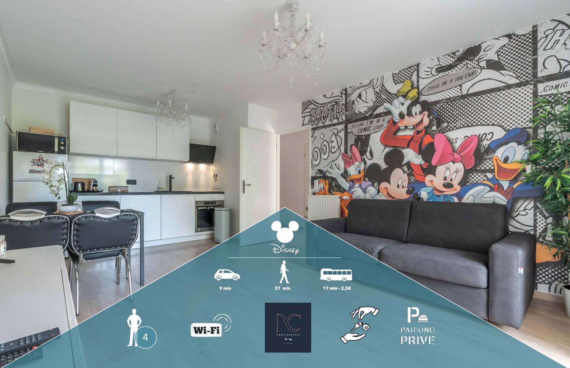 Disneyland-Paris 4Pers,Wifi, Parking شيسي المظهر الخارجي الصورة